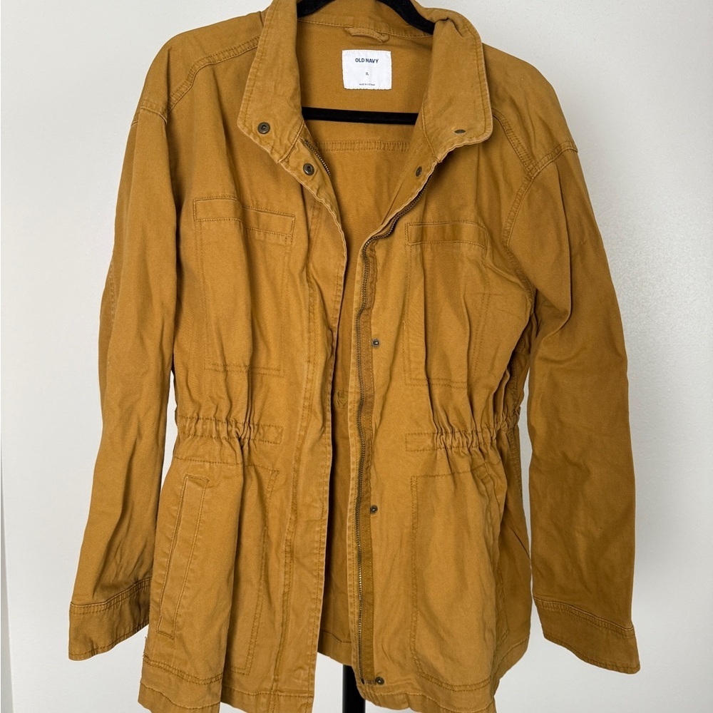 Old Navy Utility Jacket – Mustard Brown – Size XL